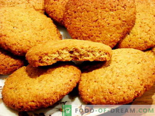Biscotti di farina d'avena - le migliori ricette. Come cucinare i biscotti di farina d'avena.