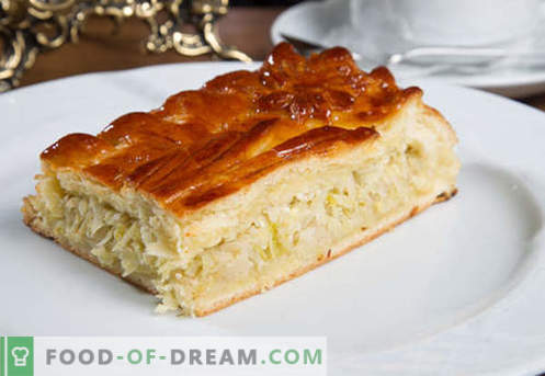 Kulebyaka con cavolo - le migliori ricette. Come cucinare correttamente e gustoso torta con cavolo.