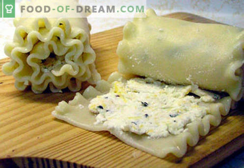 Pasta lasagna - le ricette giuste. Come cucinare velocemente e gustoso l'impasto per lasagne.