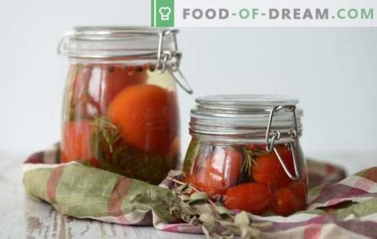 Marinata per pomodori - il protagonista del pomodoro bianco! Ricette per deliziose marinate per pomodori: con aceto, aspirina, vodka