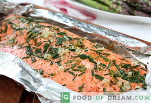 Salmone al cartoccio - le migliori ricette. Come cucinare correttamente e gustoso salmone in carta stagnola.
