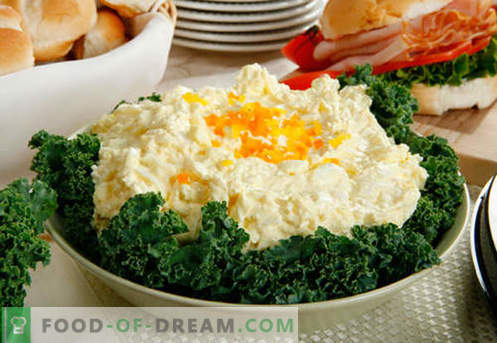 Insalata di uova - ricette collaudate. Come cucinare l'insalata di uova.
