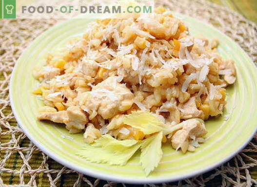 risotto al pollo - le migliori ricette. Come cucinare correttamente e gustoso risotto con pollo.