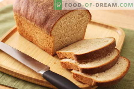 Pane in una macchina per il pane - le migliori ricette. Come cuocere il pane a casa.