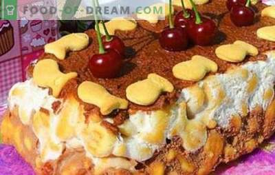 Cake from “Fish” cookies without baking - in haste. The best recipes for the cake of fish 