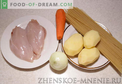 Zuppa di pollo - Ricetta con foto e descrizione passo passo