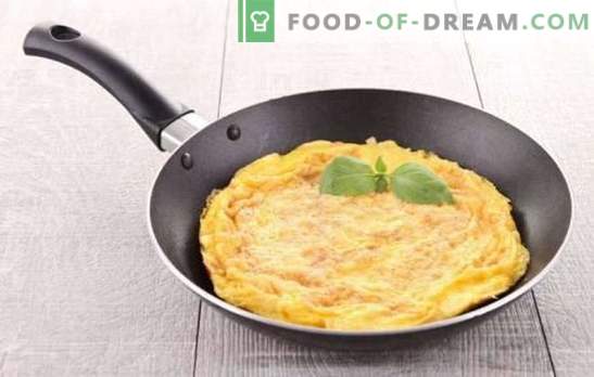 Omelette classica - colazione francese. Come cucinare una classica frittata: ricette semplici e gustose