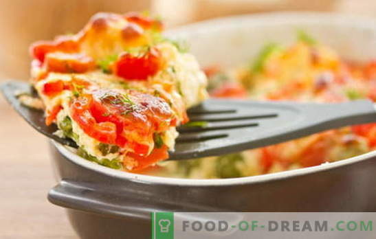 La casseruola di zucchine e pomodori è un piatto leggero e ripieno per la cena. Le ricette più interessanti casseruola di zucchine e pomodoro