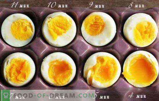 Come cucinare uova sode, sode, in una borsa, uovo in camicia. Quanto bolle le uova dopo l'acqua bollente