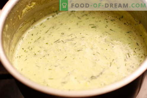 Crema di salsa - le migliori ricette. Come preparare una salsa cremosa e saporita.
