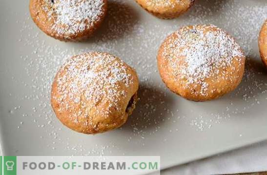 Muffin di ricotta con ciliegie: un piccolo dessert per un grande tea party. Step by Step Cucinare muffin alla ciliegia con ciliegie (foto-ricetta)