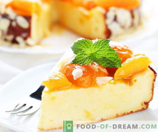 Cheesecake braadpan - de beste recepten. Hoe goed en smakelijk koken kwark braadpan.