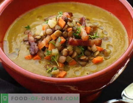 Zuppa di lenticchie - le migliori ricette. Come cucinare correttamente e gustoso zuppa di lenticchie.
