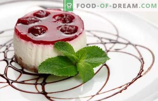 Dessert con gelatina: gustoso e facile. Le migliori ricette di dessert con gelatina con frutta, bacche, fiocchi di latte, crema