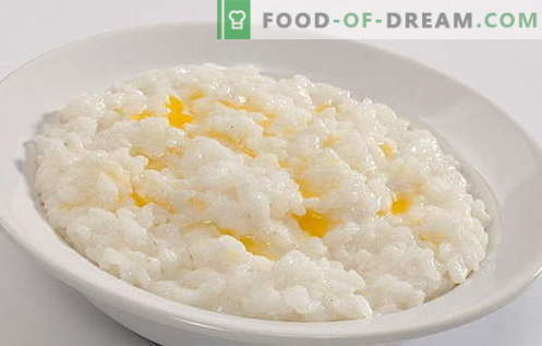 porridge di riso - le migliori ricette. Come cucinare il porridge di riso.
