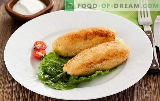 Pesce Zrazy: un piatto semplice, sano e gustoso. Ricette di piatti a base di pesce con funghi, uova, formaggio, cetrioli sott'aceto