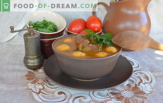Le zuppe armene sono dei capolavori tra i primi. Ricette zuppe armene con verdure, lenticchie, fagioli, yogurt, polpette di carne