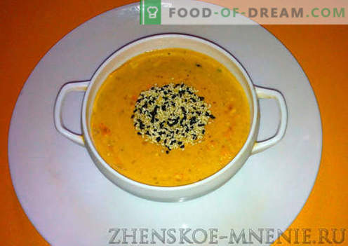 Crema zuppa - una ricetta con foto e descrizione passo-passo