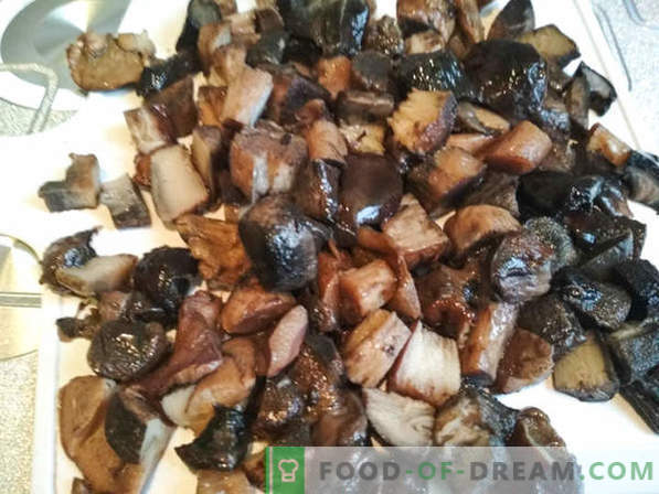 Ricetta per brezza con funghi e pollo: un piatto della cucina francese, ricetta di cucina con foto