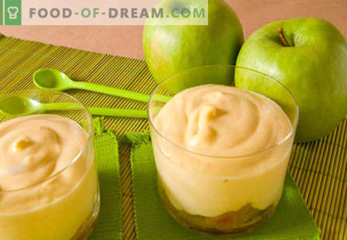 Mousse di mele - le migliori ricette. Come cucinare mousse di mele in modo adeguato e gustoso.