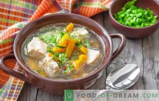 Zuppa di maiale con patate - ricette semplici e fragranti. Come cucinare una zuppa ricca per zuppa di maiale con patate
